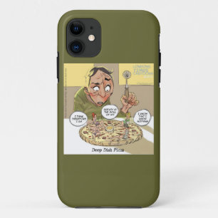 Filosofía divertida Deep Dish Pizza iPhone 5 Funda