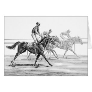 Fin de carrera de caballos toscado por Kelli Swan