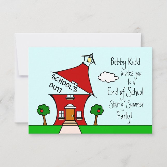 Fin de la escuela / Inicio de la invitación de Fie (Anverso)