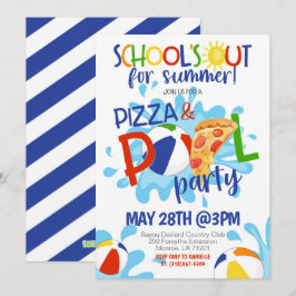 Fin de la invitación a la pizza escolar y a la fie