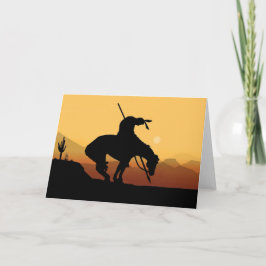 Fin de la tarjeta de felicitación de Trail