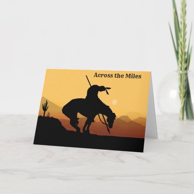 Fin de la tarjeta de felicitación de Trail (Anverso)