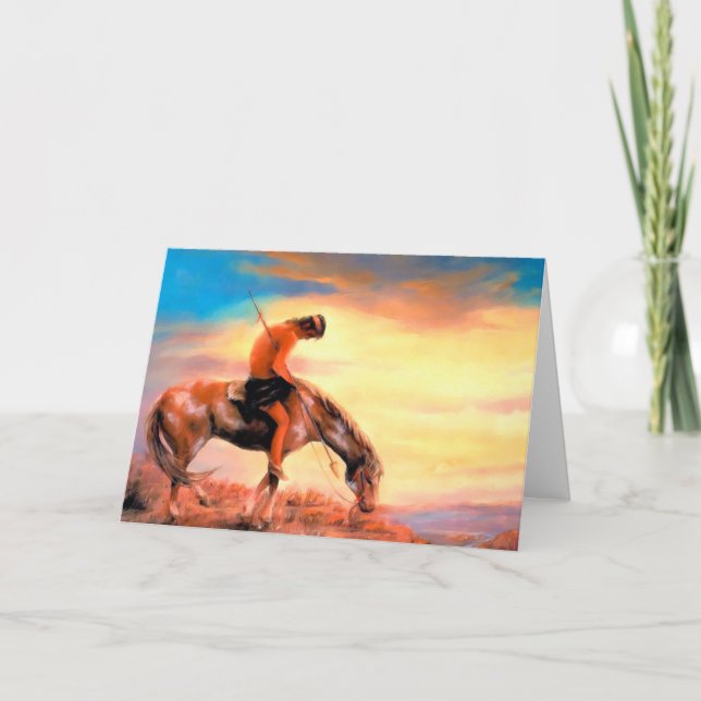 Fin de la tarjeta de felicitación de Trail (Anverso)