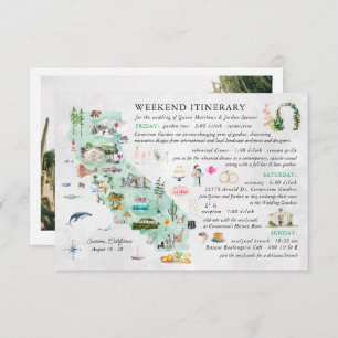 Fin de semana boda en Napa Tarjeta Itineraria