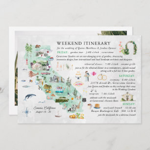 Fin de semana boda en Napa   Tarjeta Itineraria