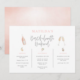 Fin de semana de despedida de soltera de cóctel de