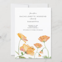 Fin de semana en la invitación a la Bachelorette W