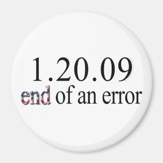 Fin de un error - imán