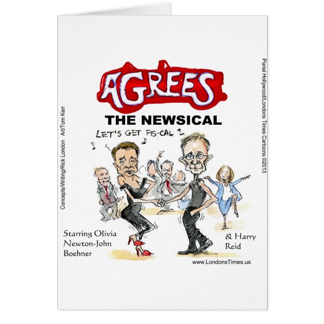 Fin del Acantilado Fiscal Gracioso Regalos Tarjeta (Frente)