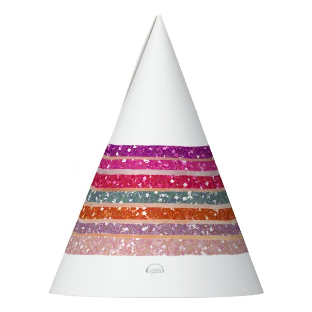 Fin del gorra Fiesta arcoiris (Izquierda)