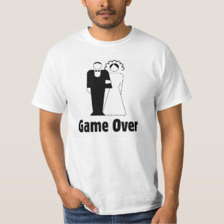 Fin del juego. Boda, camiseta divertida de matrimo