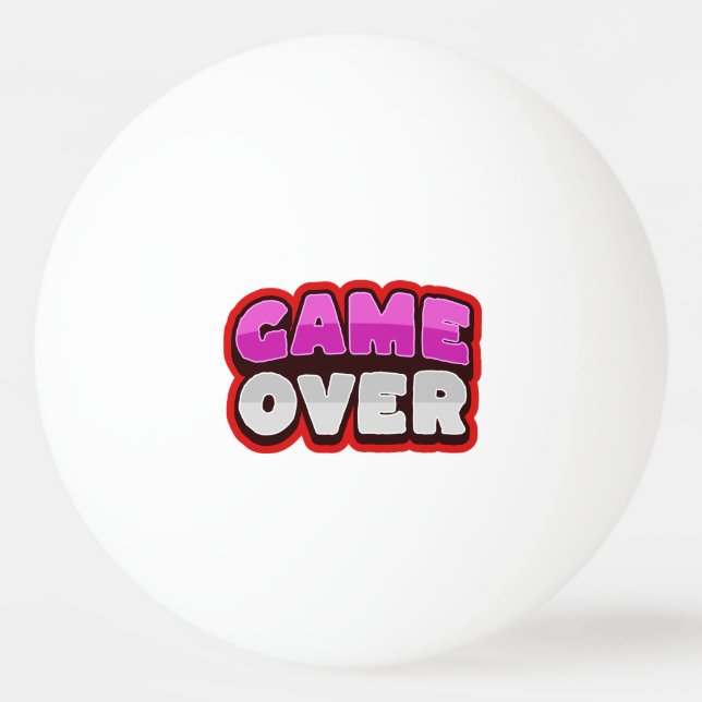 FIN DEL JUEGO Bolas de Ping Pong (Anverso)