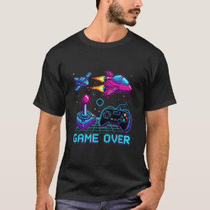 Fin del juego - Camiseta Retro Pixel Art Arcade