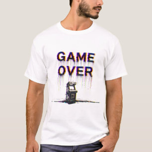 Fin del juego - Camiseta Retro Pixel Art Arcade