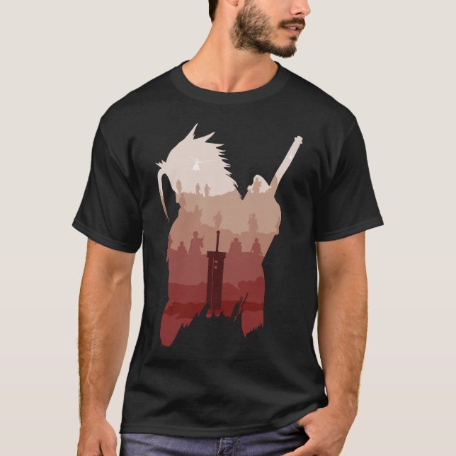 Fin del núcleo de crisis, camiseta clásica de Zack (Anverso)