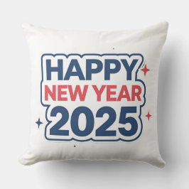 Fin festivo para el Cojín decorativo de Año Nuevo 