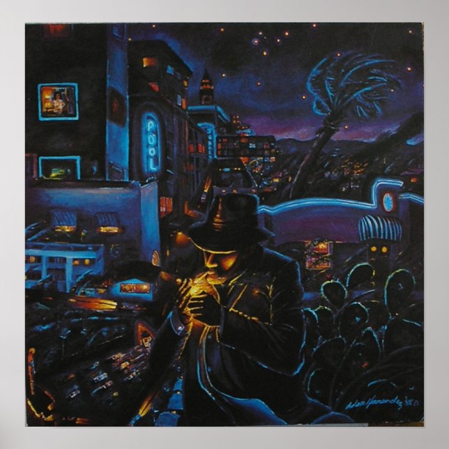 fina impresión de arte/''La Media Luna''-adan hern (Frente)