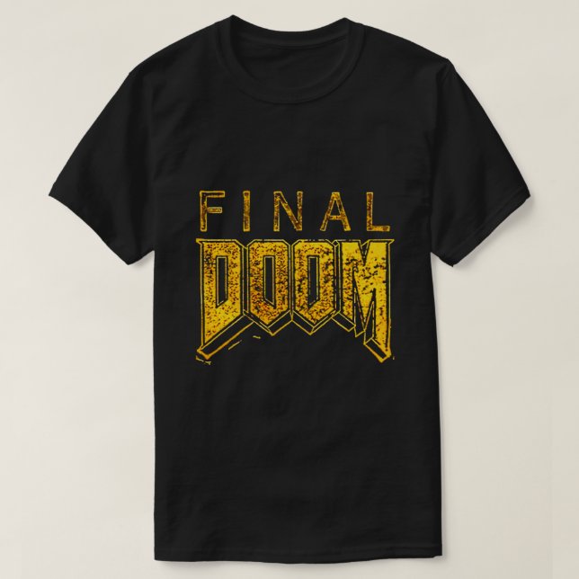 FINAL DOOM (logotipo) Camiseta clásica (Diseño del anverso)