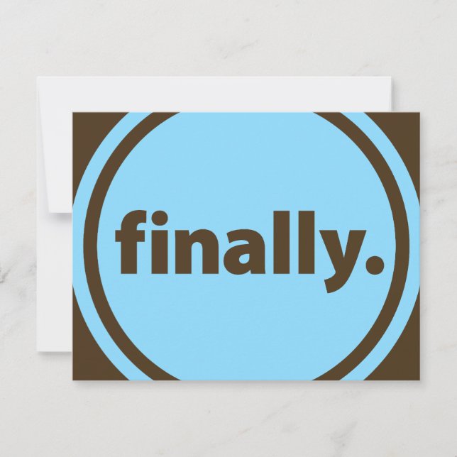 Finalmente. (Anverso)