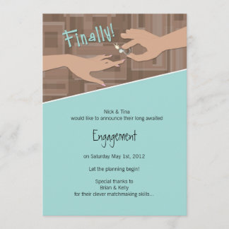 ¡Finalmente! Invitación de compromiso