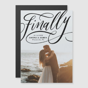 Finalmente posponed Covid Photo Save the Date Magn