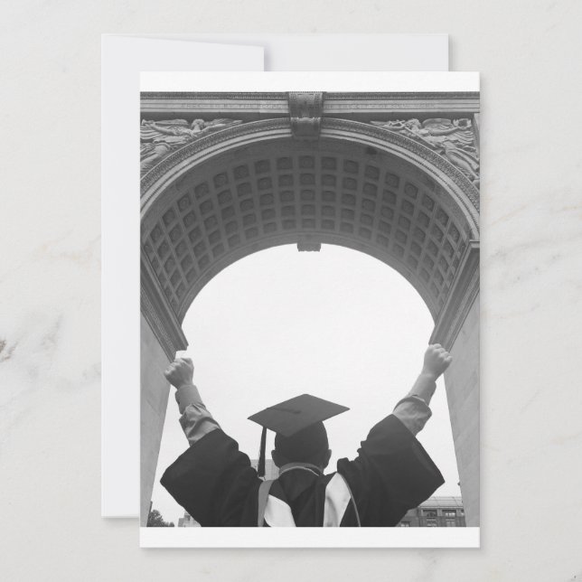 ¡Finalmente un graduado! Invitación (Anverso)