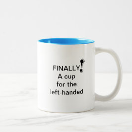 ¡Finalmente! Una taza para el (l) zurdo