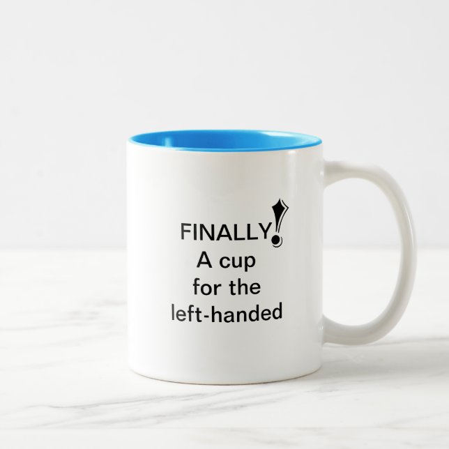 ¡Finalmente! Una taza para el (l) zurdo (Derecha)