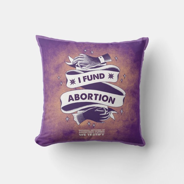 Financio la almohada del aborto (Anverso)