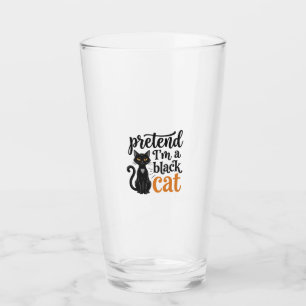Finge que soy un gato negro Diseño de camiseta de