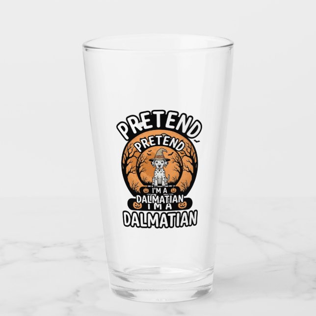 Finge que soy un perro dálmata de Halloween (Anverso)