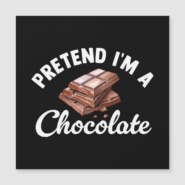 Finge que soy una barra de chocolate (Anverso)