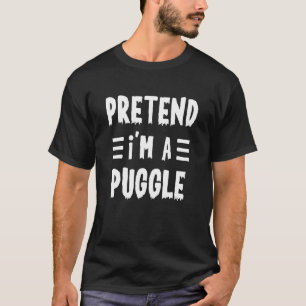 Finge que soy una camiseta de disfraz de Halloween
