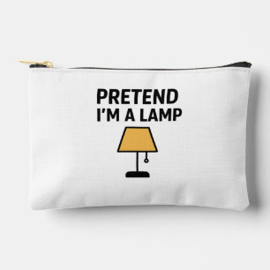 Finge que soy una lámpara Bolsa cosmética divertid