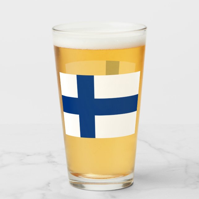 FINLAND BEER GLASS (Anverso (lleno))