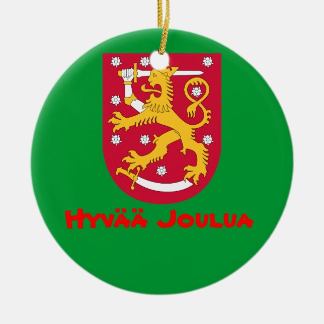 FINLAND*- ornamento del navidad (Frente)
