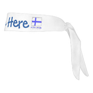 Finlandia Bandera Finlandesa Azul Personalización