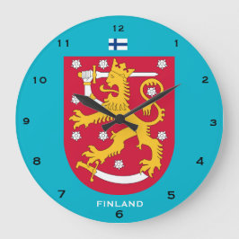 Finlandia Personalizado reloj de pared Suomi seinä