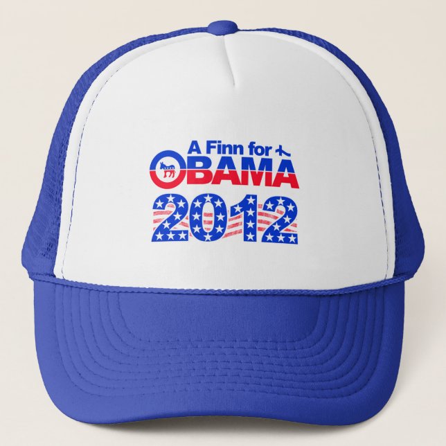 FINN PARA OBAMA 2012 gorra (Anverso)
