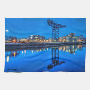 Finnieston Crane, toalla de té Glasgow Kitchen