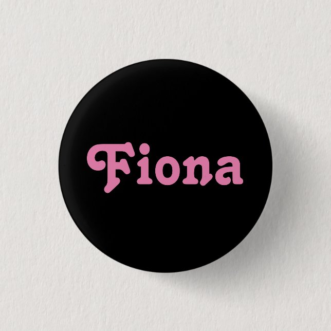 Fiona de botón (Anverso)