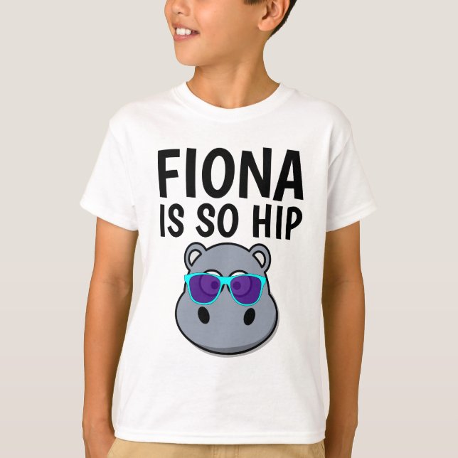 FIONA HIPPO ES TAN Camisetas HIP (Anverso)