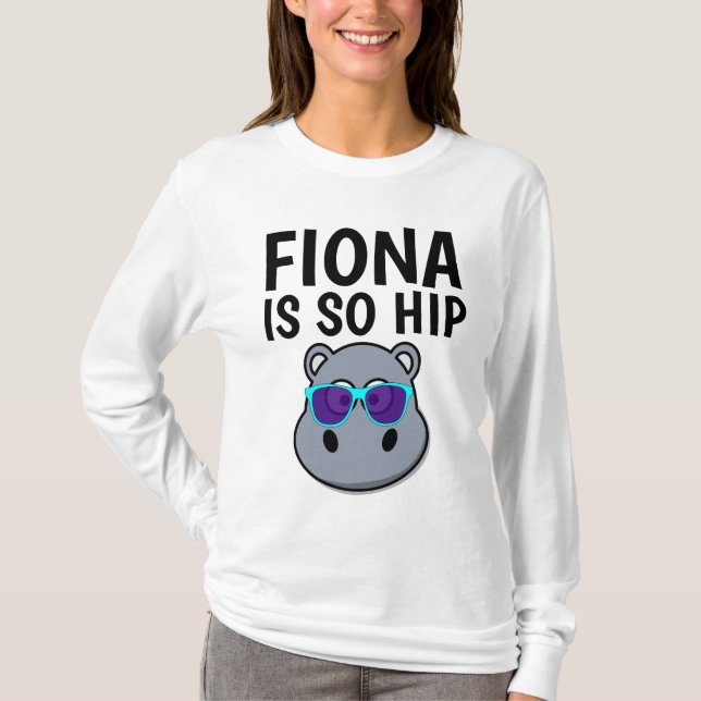 FIONA HIPPO ES TAN Camisetas HIP (Anverso)