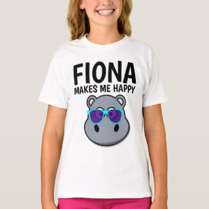 FIONA HIPPO ME HACE Camisetas FELICES
