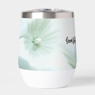 Fiore Bianco Stainless Steless Wine Tumbler