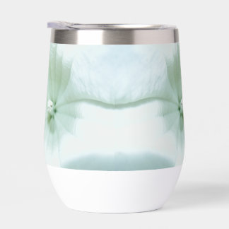 Fiore Bianco Stainless Steless Wine Tumbler