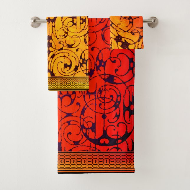 Fiore Bronce Toalla Set (In situ)