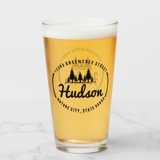 Fir Trees Oval Design ID304 (Anverso (lleno))