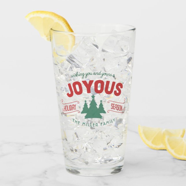 Fir Trees Red/Green ID580 de la temporada navideña (Anverso (hielo))