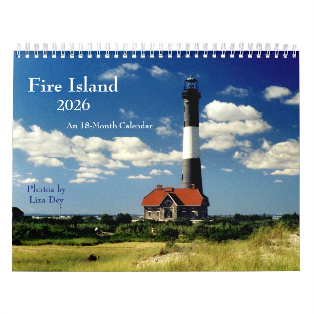 Fire Island 2026 y un calendario de 18 meses (Tapa)